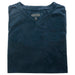 Bamboo V-Neck Tee T-Shirt - Bermuda Blue by Cariloha for Men - 1 Pc T-Shirt (S)