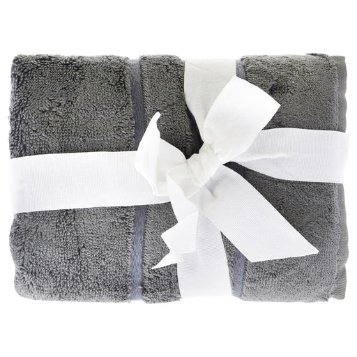 Bamboo Hand Towel Set - Onyx by Cariloha for Unisex - 3 Pc Towel