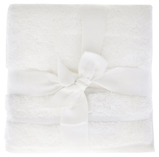 Bamboo Washcloths Set - White by Cariloha for Unisex - 3 Pc Towel