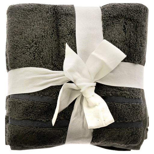 Bamboo Washcloths Set - Onyx by Cariloha for Unisex - 3 Pc Towel