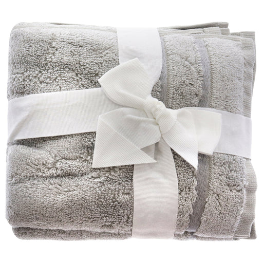 Bamboo Washcloths Set - Harbor Gray by Cariloha for Unisex - 3 Pc Towel