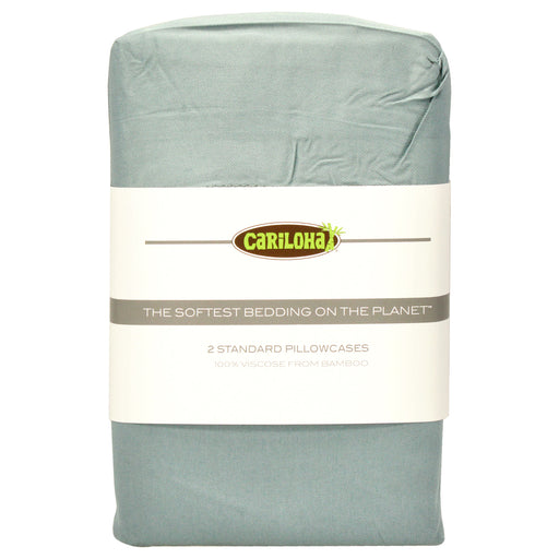 Classic Bamboo Pillowcase Set - Tahitian Breeze-Standard by Cariloha for Unisex - 2 Pc Pillowcase