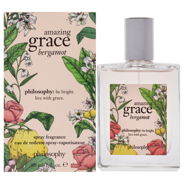 Amazing Grace Bergamote de Philosophy pour femme - Spray EDT 2 oz