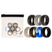 Silicone Wedding Ring Set - Camo by ROQ for Men - 7 x 7 mm Ring