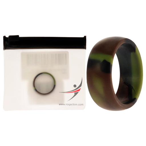 Silicone Wedding Ring - Camo by ROQ for Men - 10 mm Ring