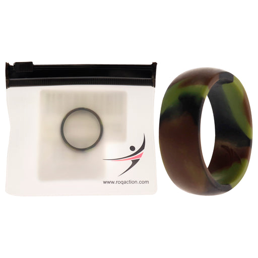 Silicone Wedding Ring - Camo by ROQ for Men - 12 mm Ring