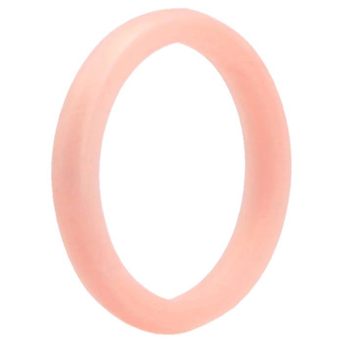 Silicone Wedding Stackble Point Single Ring - Rose-Gold by ROQ for Women - 5 mm Ring
