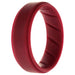 Silicone Wedding BR Step Ring Set - Basic-Bordo by ROQ for Men - 11 mm Ring