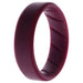 Silicone Wedding BR Step Ring Set - Basic-Bordo by ROQ for Men - 13 mm Ring