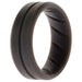 Silicone Wedding BR Middle Line Ring - Basic-Grey by ROQ for Men - 10 mm Ring