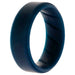 Silicone Wedding BR Step Ring - Basic-Blue by ROQ for Men - 8 mm Ring