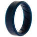 Silicone Wedding BR Step Ring - Basic-Blue by ROQ for Men - 12 mm Ring
