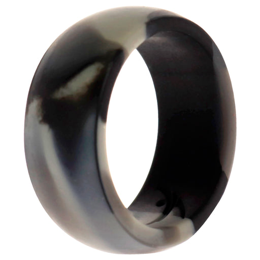 Silicone Wedding Ring - Black-Camo by ROQ for Men - 8 mm Ring