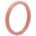 Silicone Wedding Stackble Lines Single Ring - Rose-Gold-New by ROQ for Women - 8 mm Ring