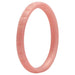Silicone Wedding Stackble Lines Single Ring - Rose-Gold-New by ROQ for Women - 10 mm Ring