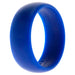 Silicone Wedding Ring Dome Style - Blue by ROQ for Men - 10 mm Ring