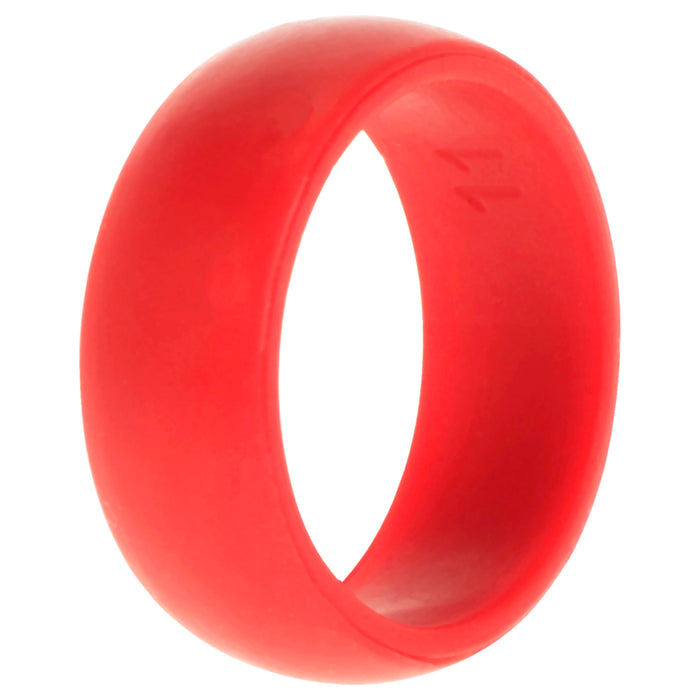Silicone Wedding Ring - Red by ROQ for Men - 11 mm Ring