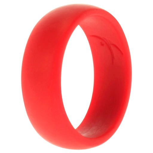 Silicone Wedding Ring - Red by ROQ for Men - 14 mm Ring