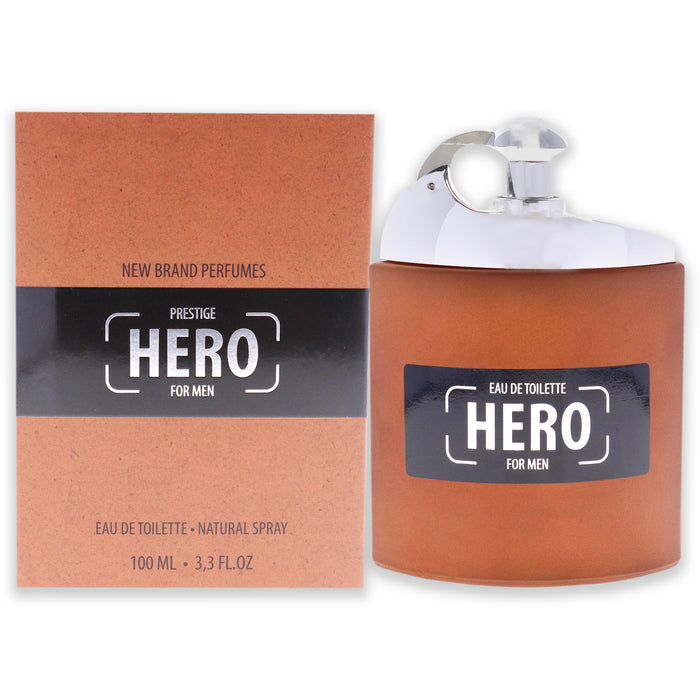 Hero de New Brand para hombres - Spray EDT de 3.3 oz