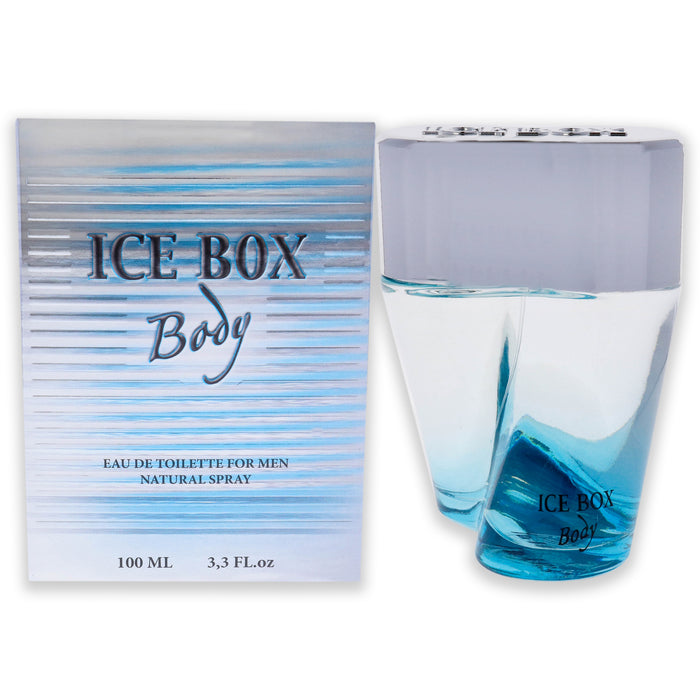 Ice Box Body de New Brand pour hommes - Spray EDT de 3,3 oz