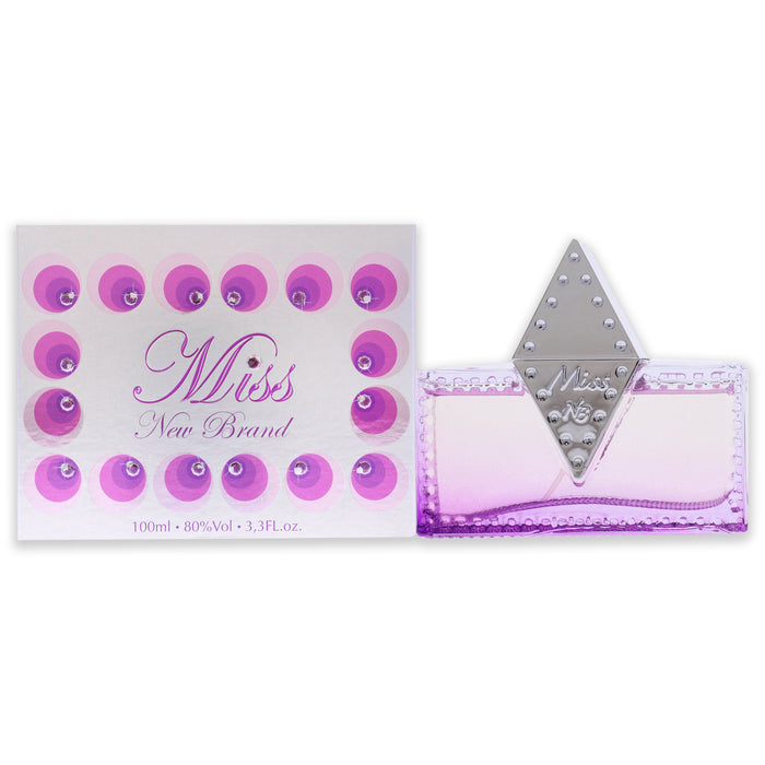 Miss by New Brand pour femme - Vaporisateur EDP 3,3 oz