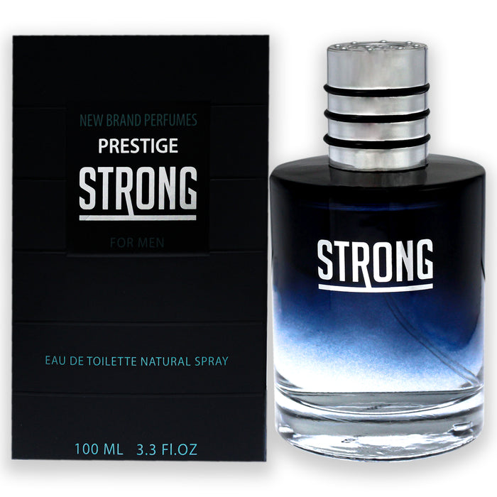 Strong by New Brand pour hommes - Spray EDT de 3,3 oz