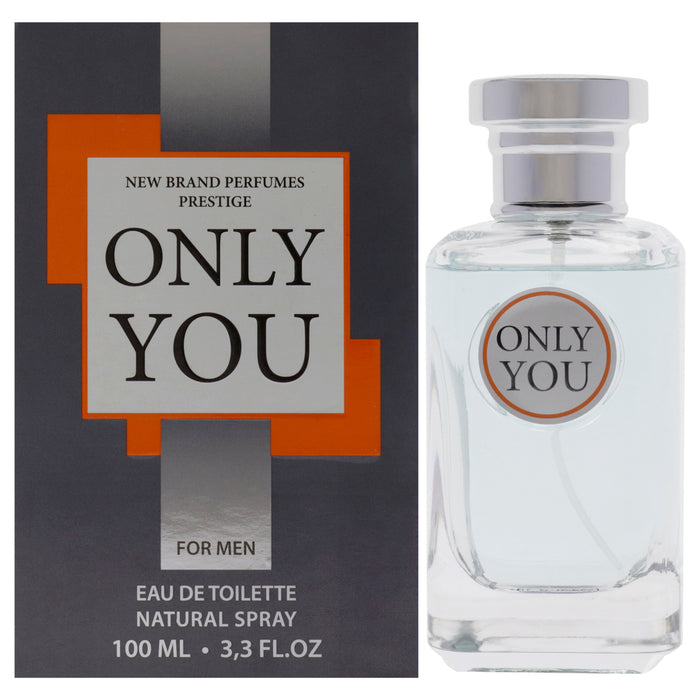Only You de New Brand pour hommes - Spray EDT de 3,3 oz