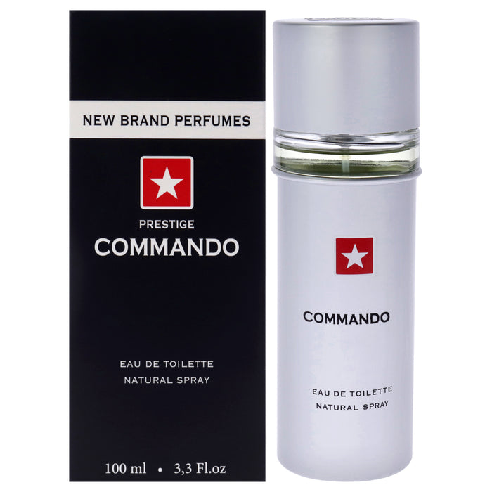 Commando de New Brand para hombres - Spray EDT de 3.3 oz