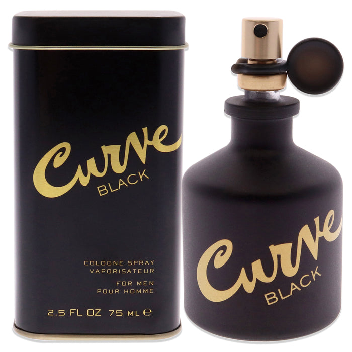 Curve Black de Liz Claiborne pour hommes - Spray de Cologne 2,5 oz