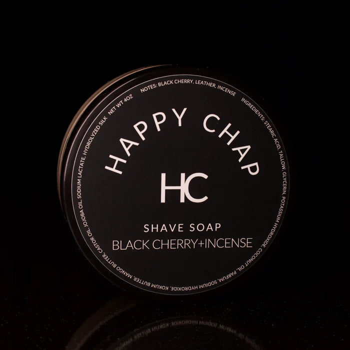 Happy Chap Black Cherry + Incense Shaving Collection