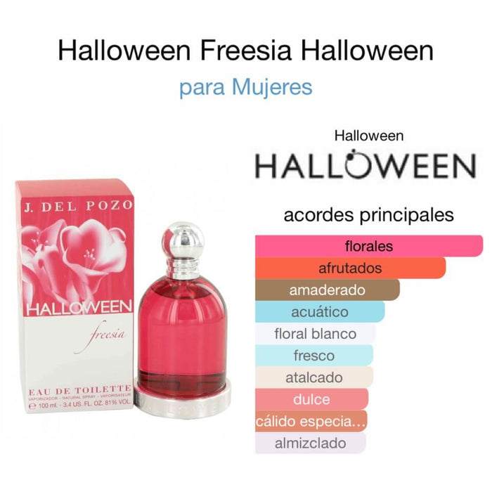 Halloween Freesia de J. Del Pozo para mujeres - EDT en aerosol de 3.4 oz (probador)