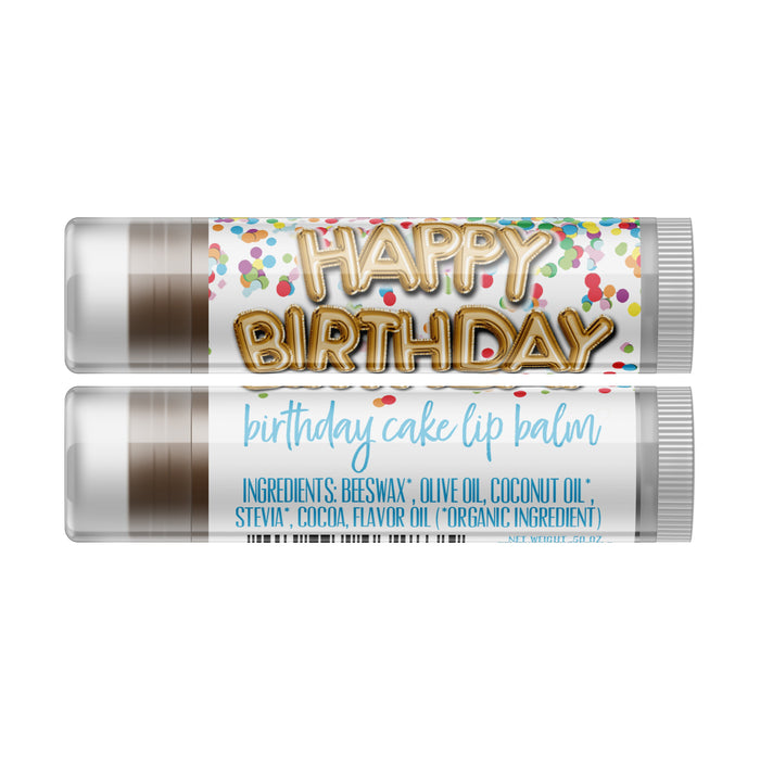 Jumbo Chocolate Happy Birthday Lip Balm