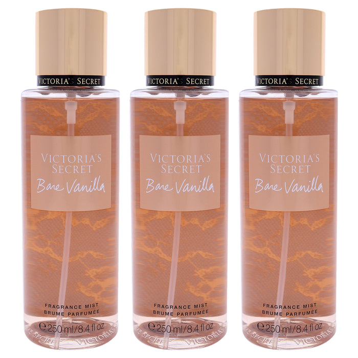 Bare Vanilla de Victorias Secret pour femme - Brume parfumée 8,4 oz - Pack de 3
