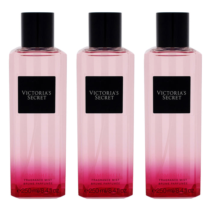 Bombshell de Victorias Secret para mujer - Niebla aromática de 8,4 oz - Paquete de 3