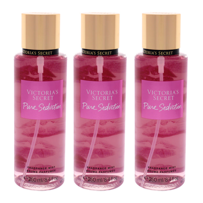 Pure Seduction by Victorias Secret for Women - 8.4 oz Fragrance Mist - Pack of 3