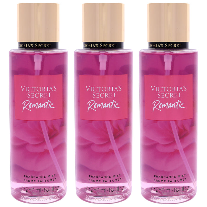 Brume parfumée romantique de Victorias Secret pour femme - Brume parfumée 8,4 oz - Pack de 3