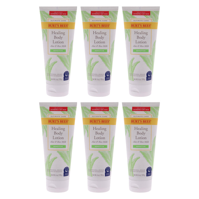 Ultimate Care Body Lotion by Burts Bees for Unisex - 6 oz Body Lotion - Pack of 6
