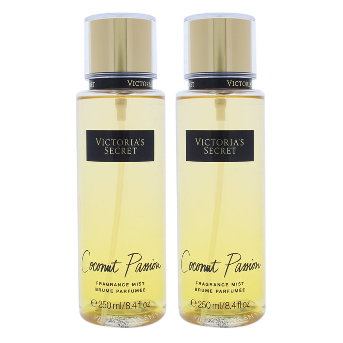 Coconut Passion de Victorias Secret para mujeres - Niebla aromática de 8,4 oz - Paquete de 2