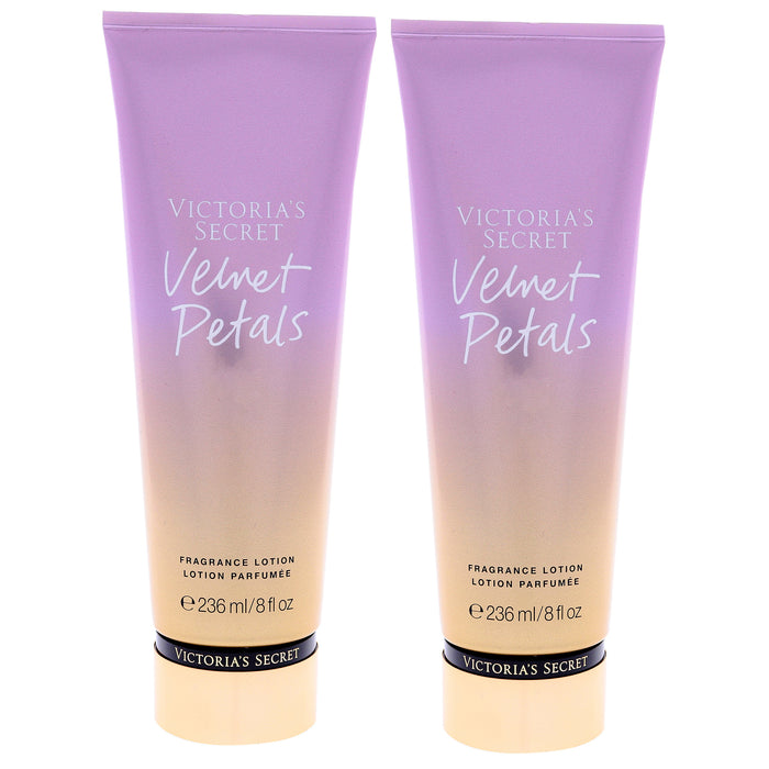 Loción con fragancia Velvet Petals de Victorias Secret para mujeres - Loción corporal de 8 oz - Paquete de 2