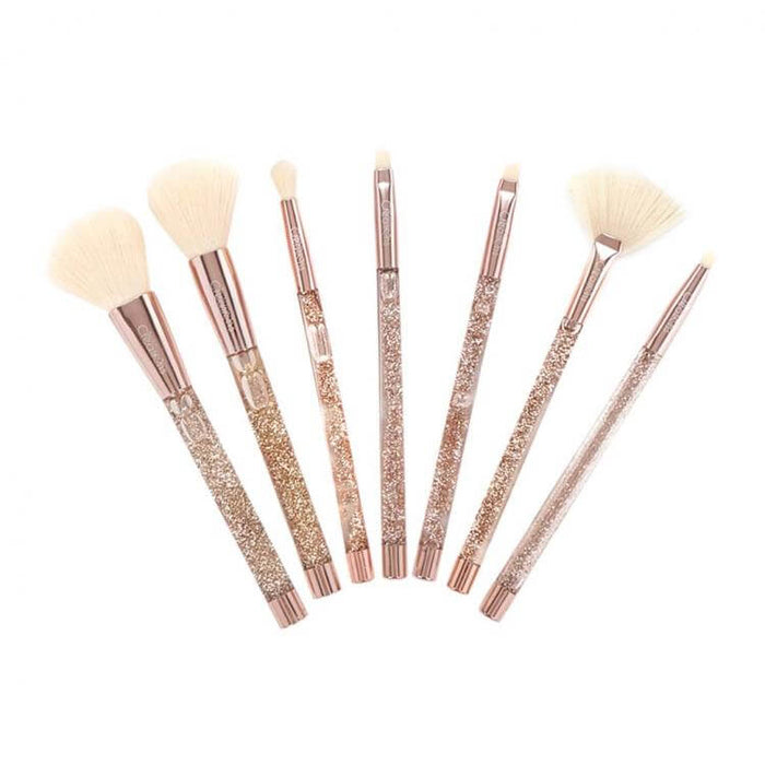 BEAUTY CREATIONS Liquid Peach Sparkle 7 Pc Brush Set