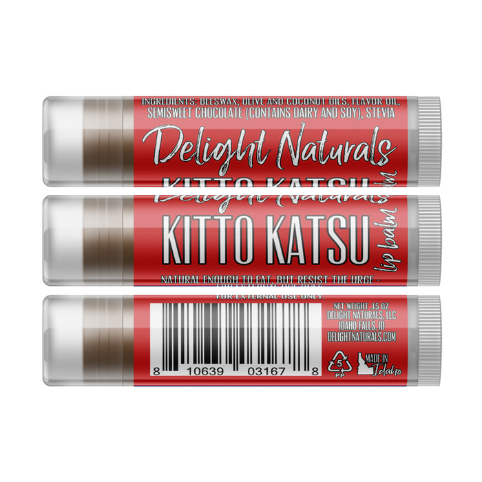 Bálsamo labial Kitto Katsu - Paquete de tres