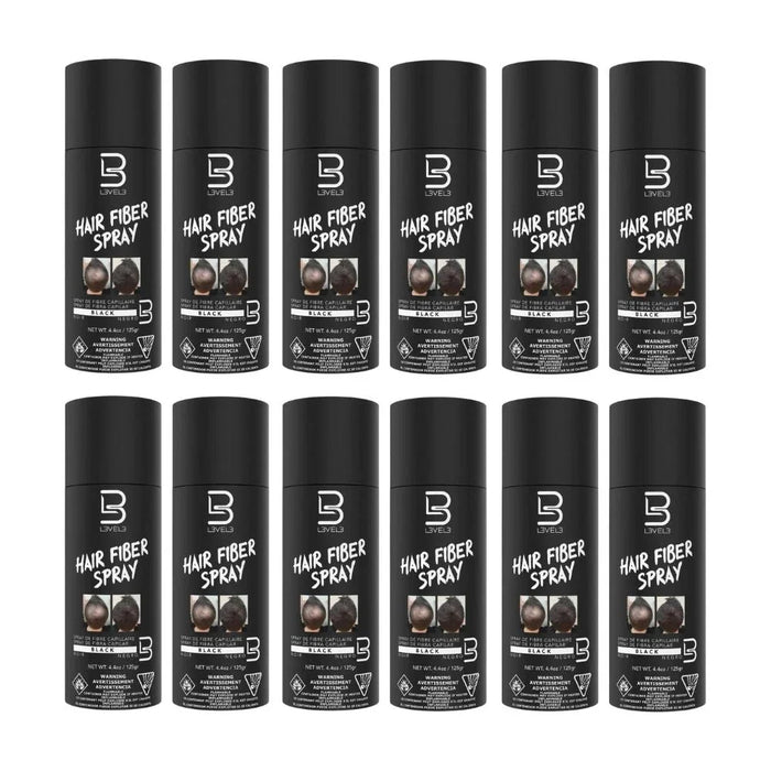 L3VEL3 Hair Fiber Spray 4.4 oz - Multipack