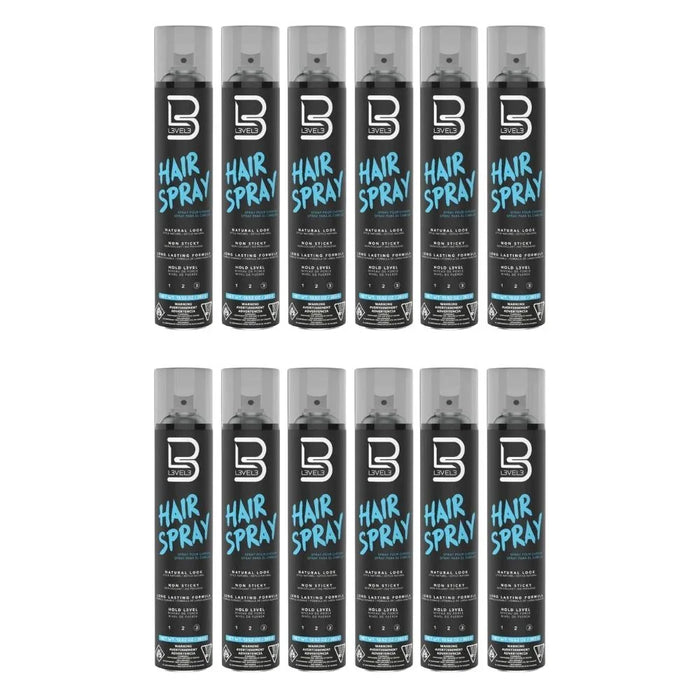 L3VEL3 Hair Styling Spray 13.5 oz - Multipack