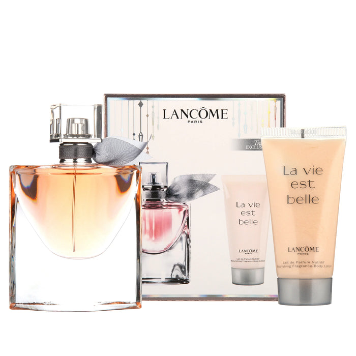 La Vie Est Belle by Lancome for Women - 2 Pc Gift Set 1.7oz Leau De Parfum Natural Spray, 1.7oz Body Lotion