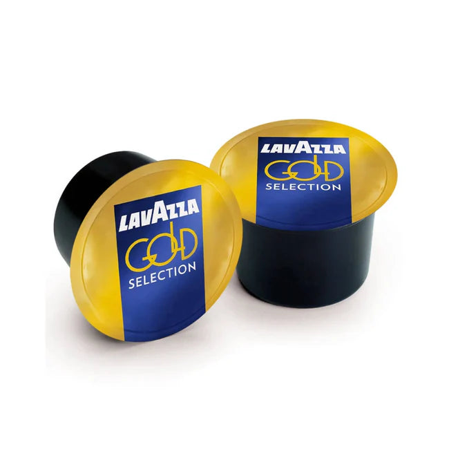 Blue Gold Selection Roast Ground Coffee Pods by Lavazza - 100 Pods Coffee