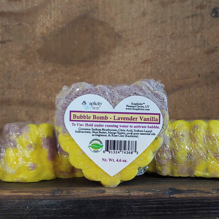 Bombe à bulles lavande et vanille