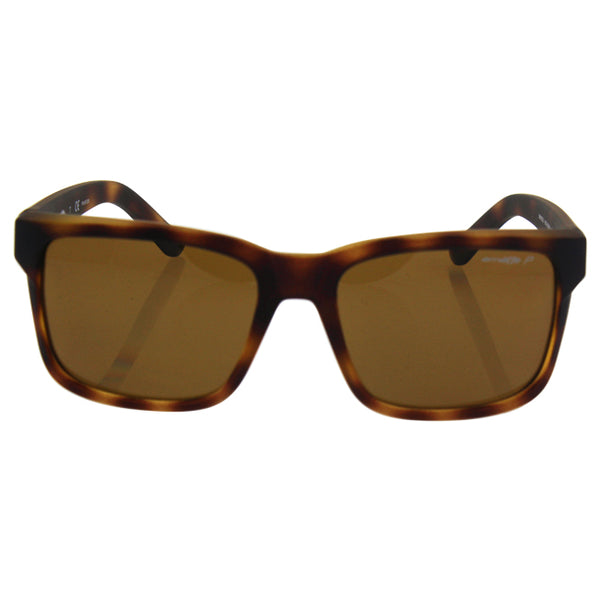 Arnette AN 4218 2152-83 Swindle - Fuzzy Havana-Brown Polarized by Arnette for Men - 57-18-140 mm Sunglasses