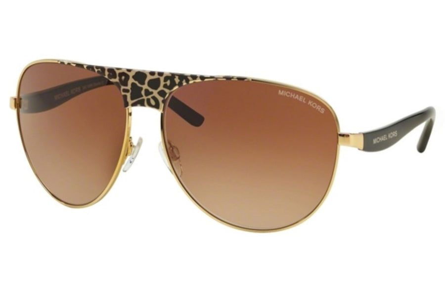 Michael Kors MK 1006 105713 Sadie II - Black Gold-Brown by Michael Kors for Women - 62-14-125 mm Sunglasses