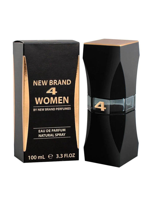 4 femmes de New Brand pour femmes - Spray EDP de 3,3 oz