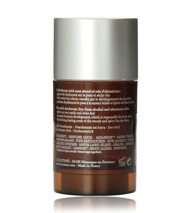 Desodorante en barra Bavx de LOccitane para hombres - Desodorante en barra de 2.6 oz